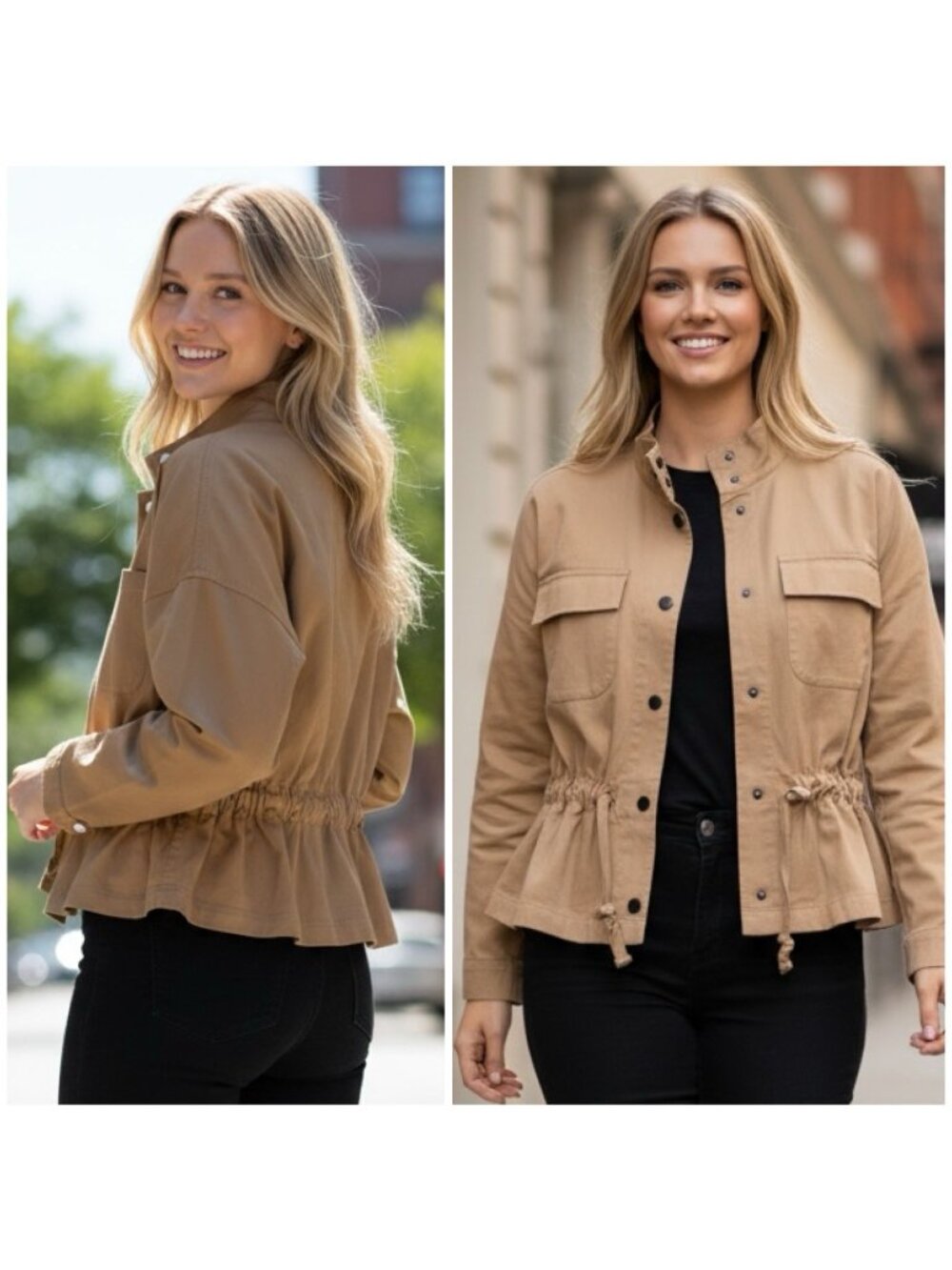 Women’s Eloquii Jacket 18 cream